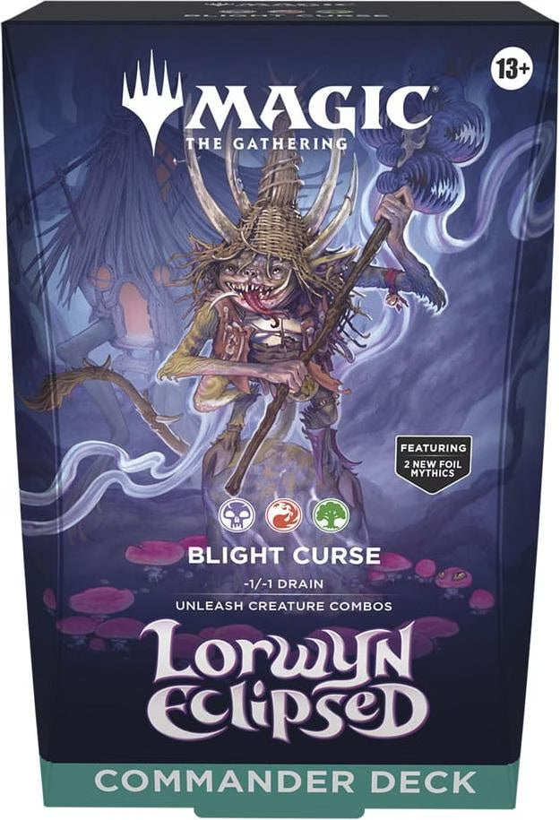Magic: The Gathering Lorwyn Eclipsed Commander Deck Set EN – 2 Random Decks