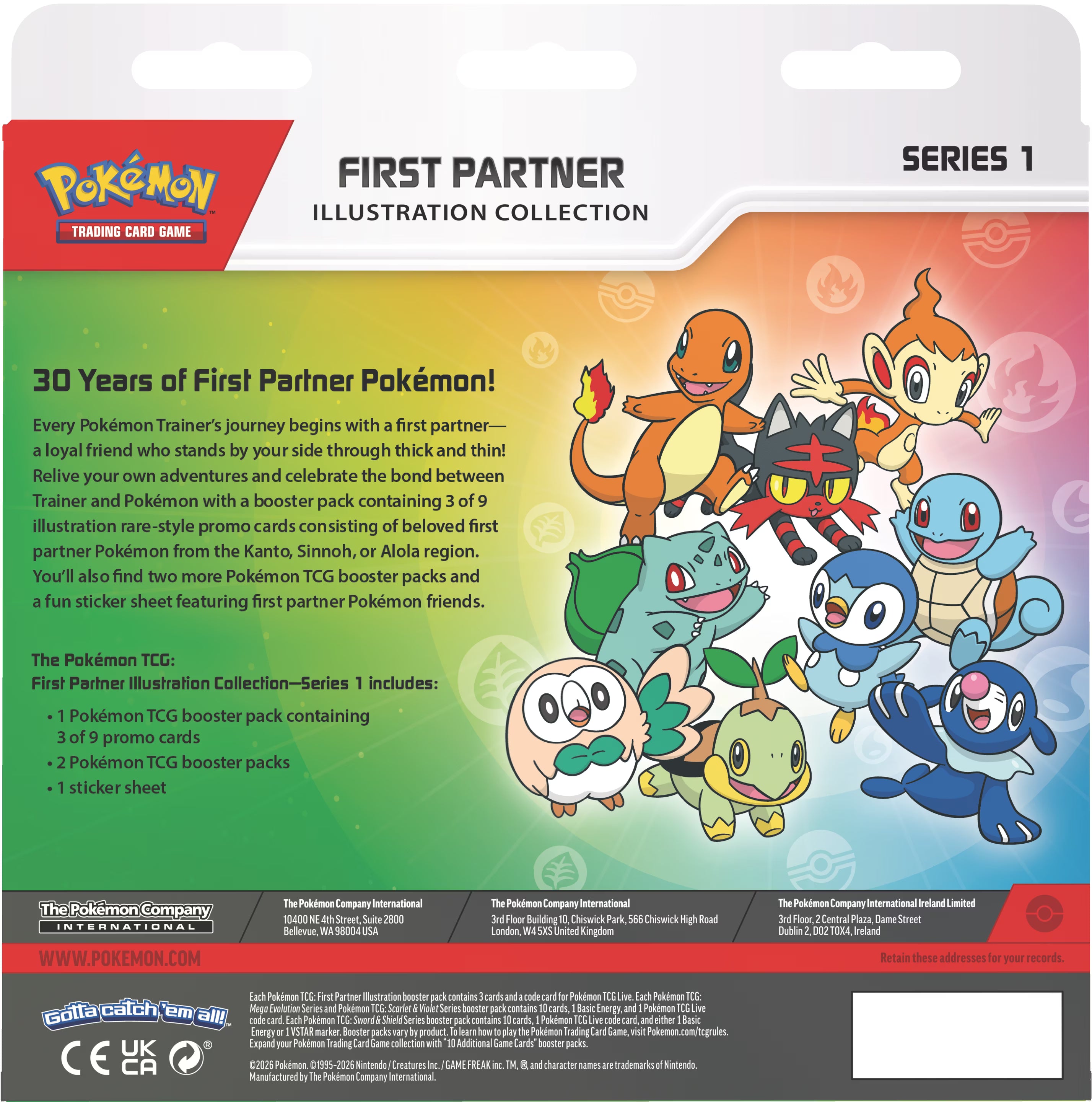 Pokémon TCG First Partner Illustration Collection #1 – EN
