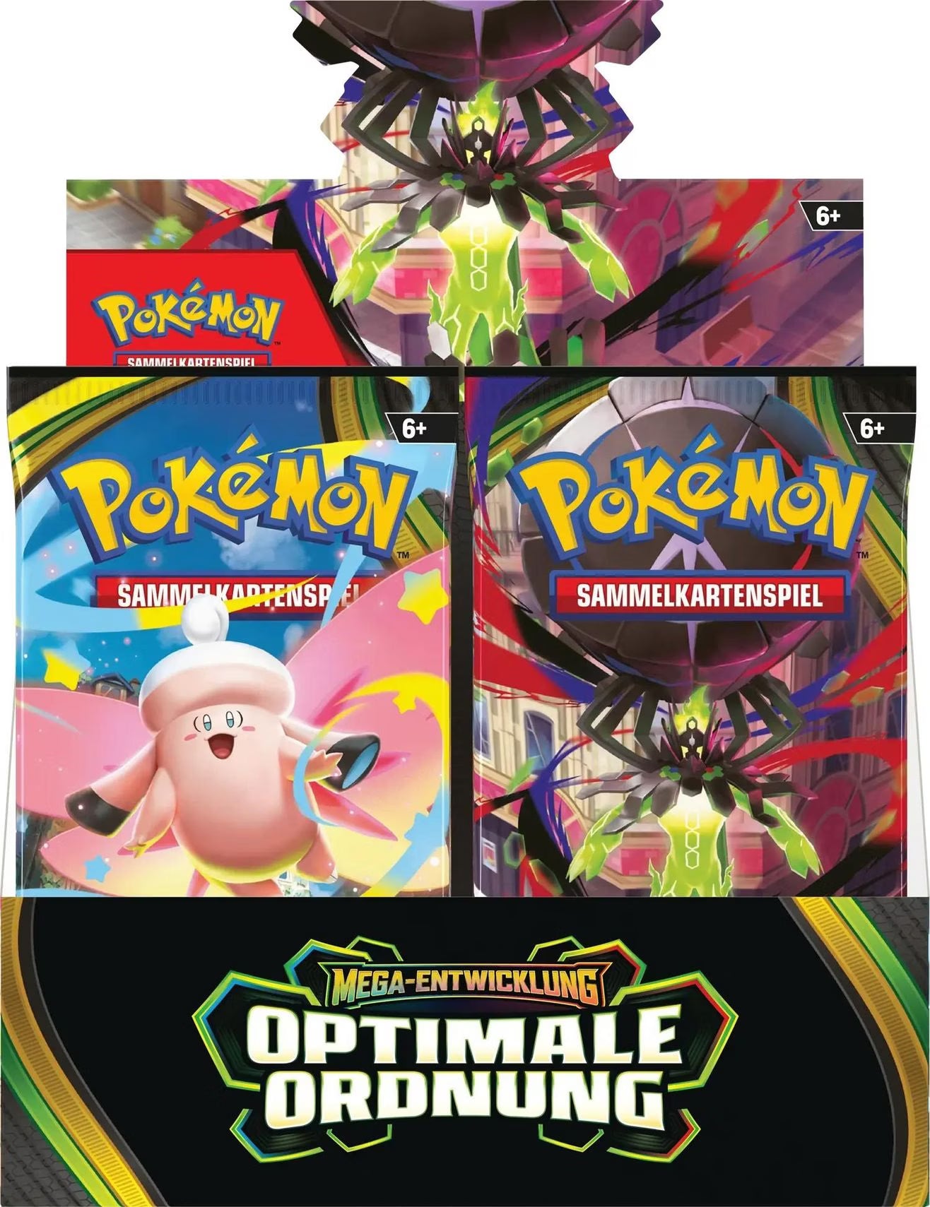 Pokémon TCG ME03 Mega-Entwicklung – Optimale Ordnung Display DE