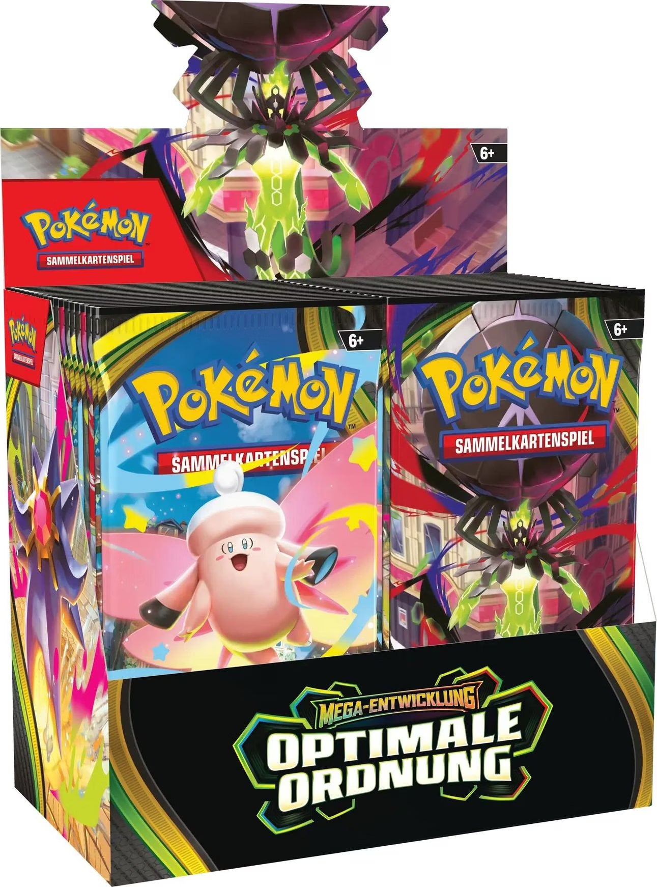 Pokémon TCG ME03 Mega-Entwicklung – Optimale Ordnung Display DE