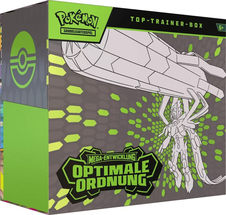 Pokémon TCG ME03 Mega-Entwicklung – Optimale Ordnung Top-Trainer-Box DE