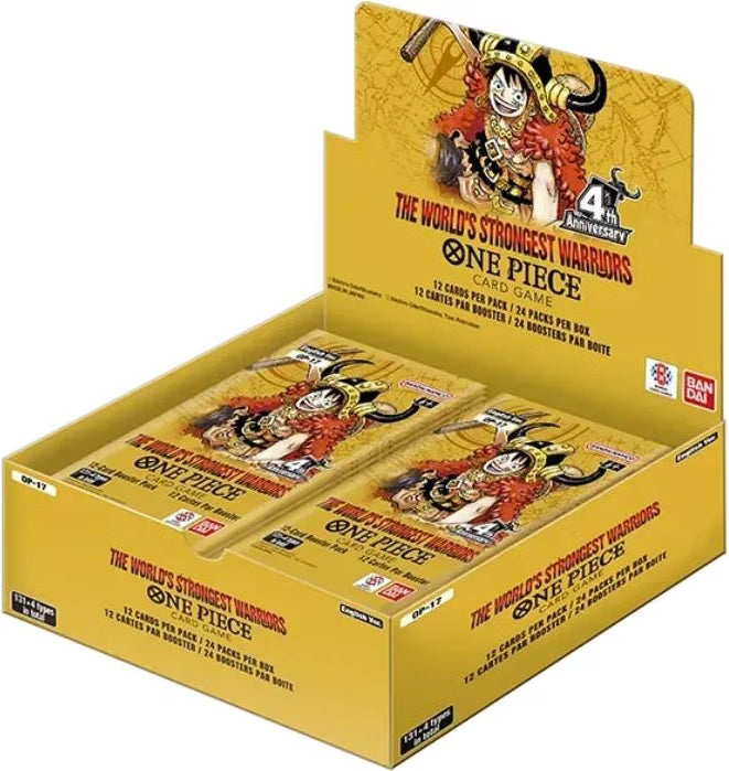 One Piece Card Game OP-17 – The World’s Strongest Warriors Booster Display EN