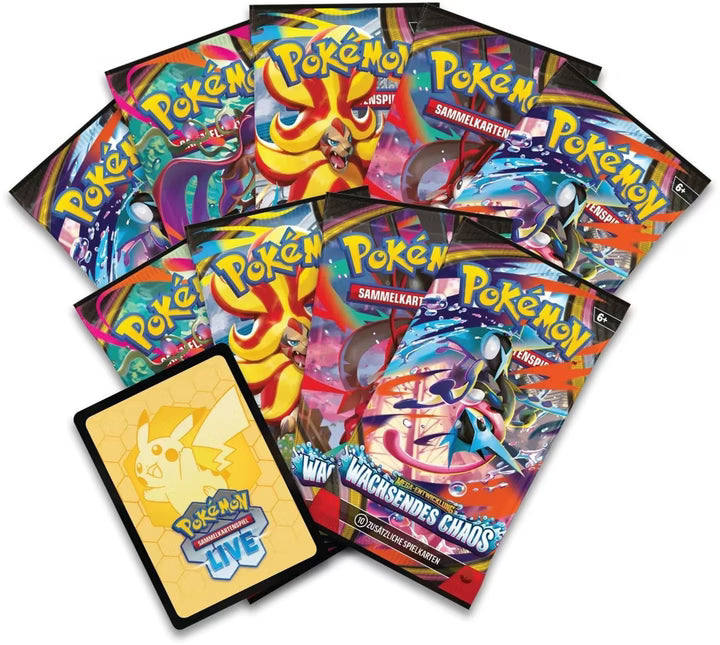 Pokémon TCG ME04 Wachsendes Chaos Top-Trainer-Box DE