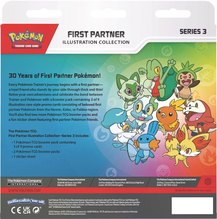 Pokémon TCG First Partner Illustration Collection #3 EN