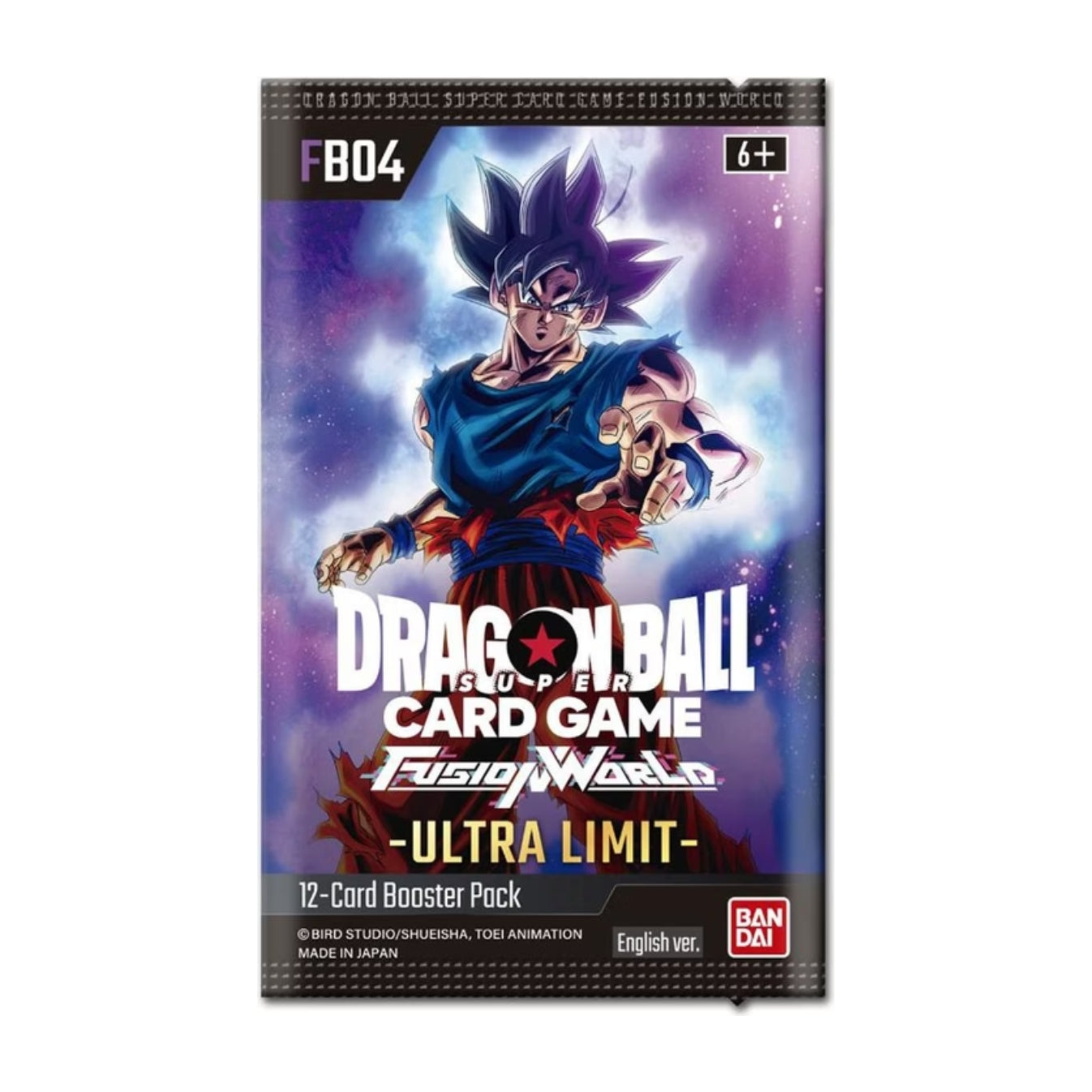 Dragon Ball Fusion World FB04 Booster Pack EN – 12 Karten
