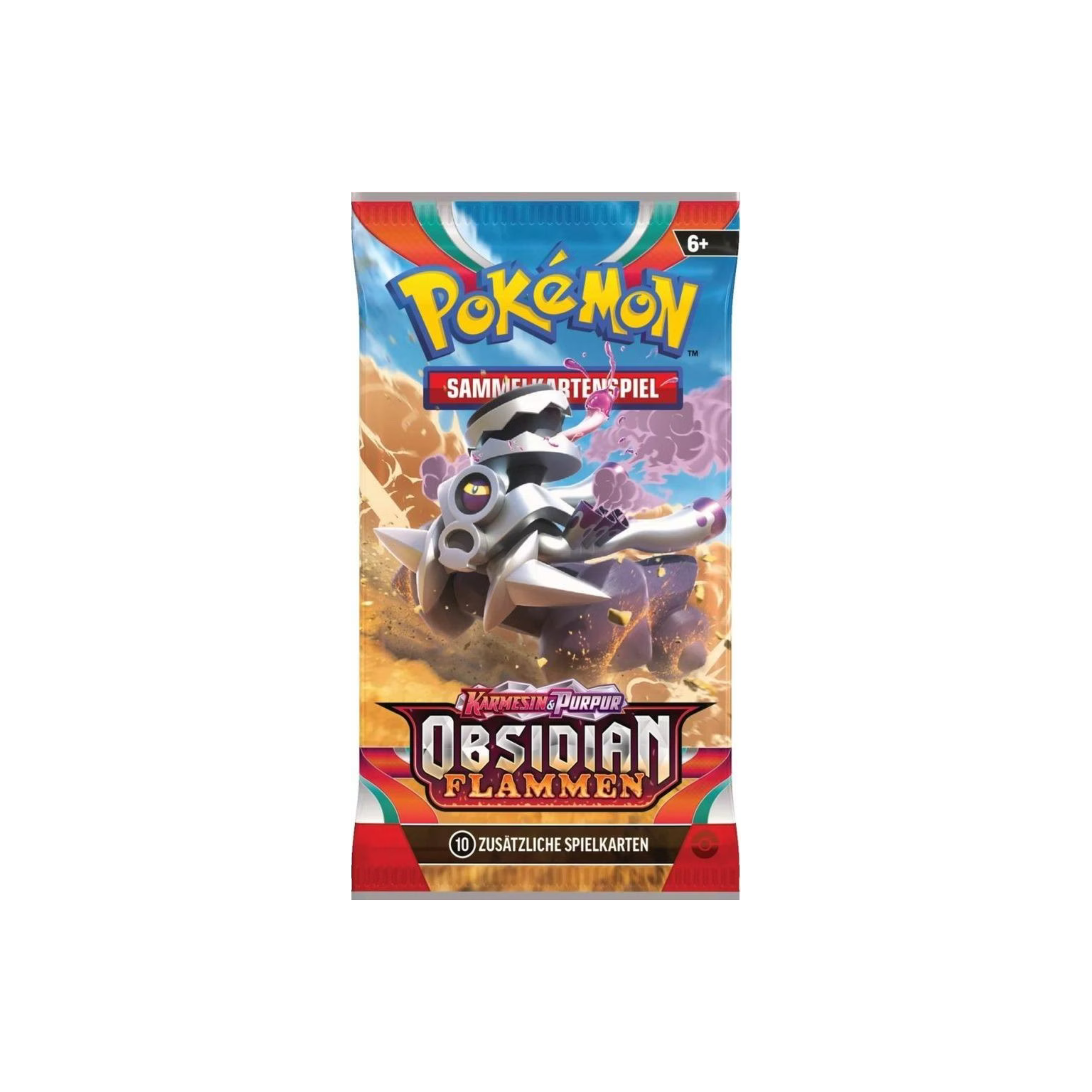 Pokémon TCG KP03 Karmesin & Purpur – Obsidianflammen Booster Pack DE