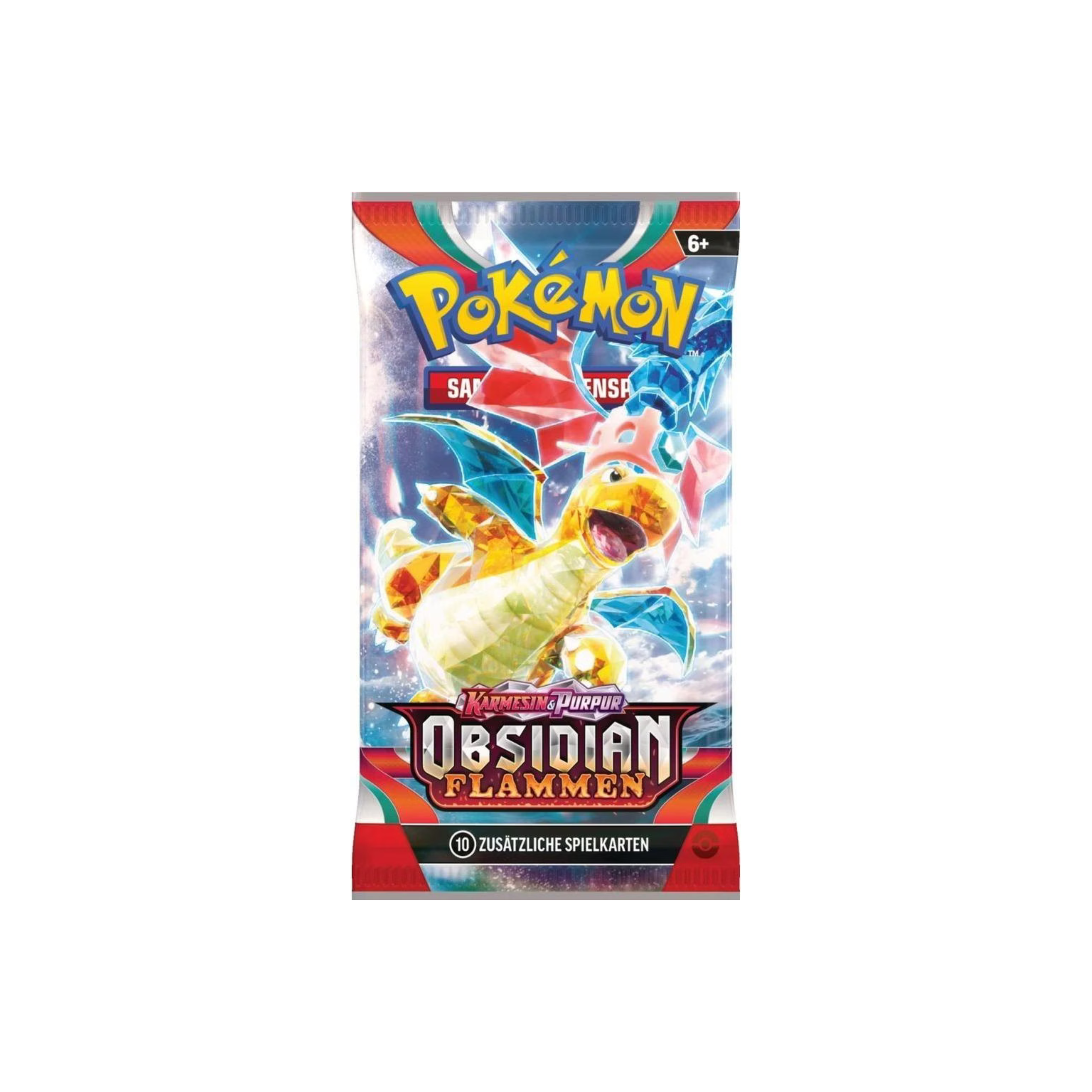 Pokémon TCG KP03 Karmesin & Purpur – Obsidianflammen Booster Pack DE