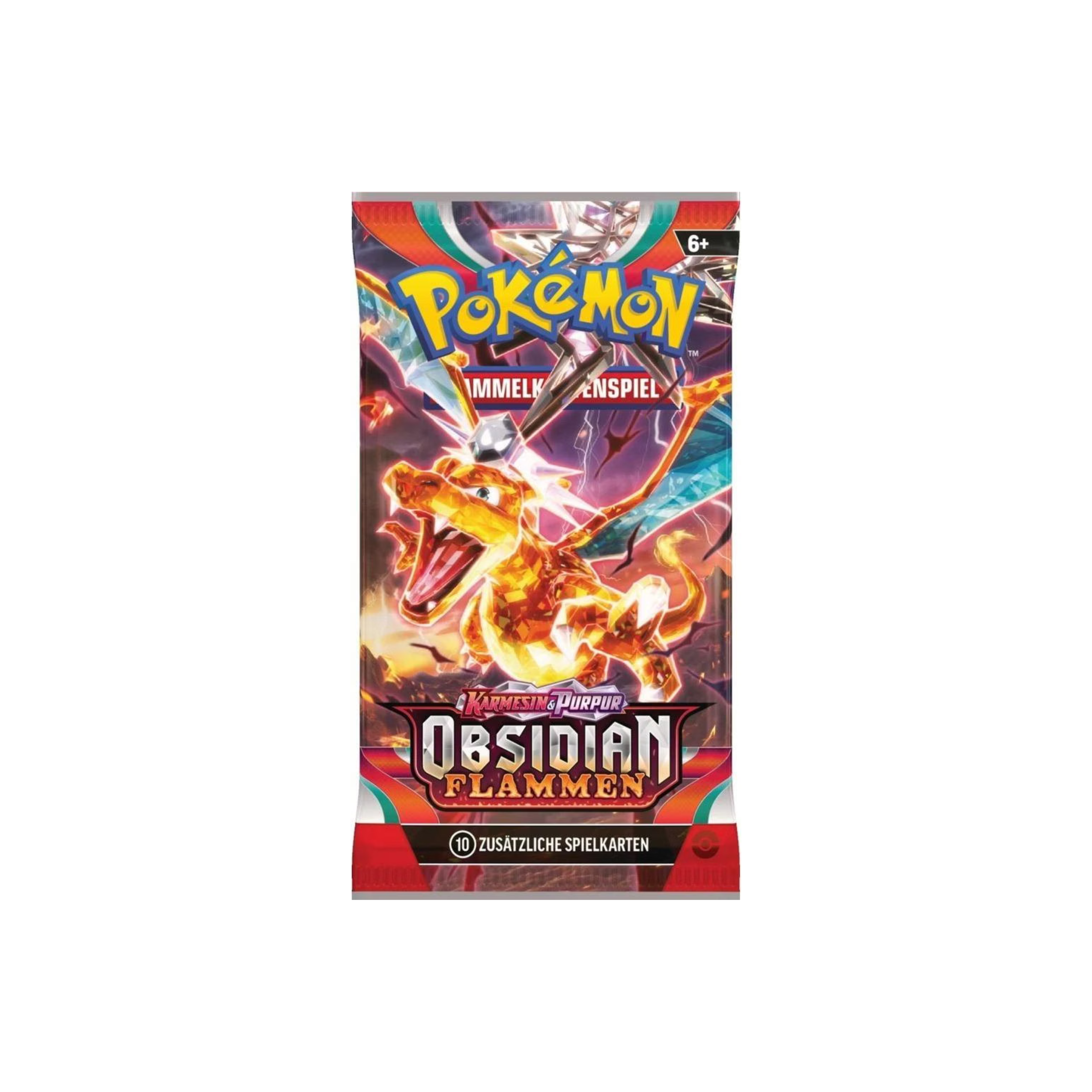 Pokémon TCG KP03 Karmesin & Purpur – Obsidianflammen Booster Pack DE