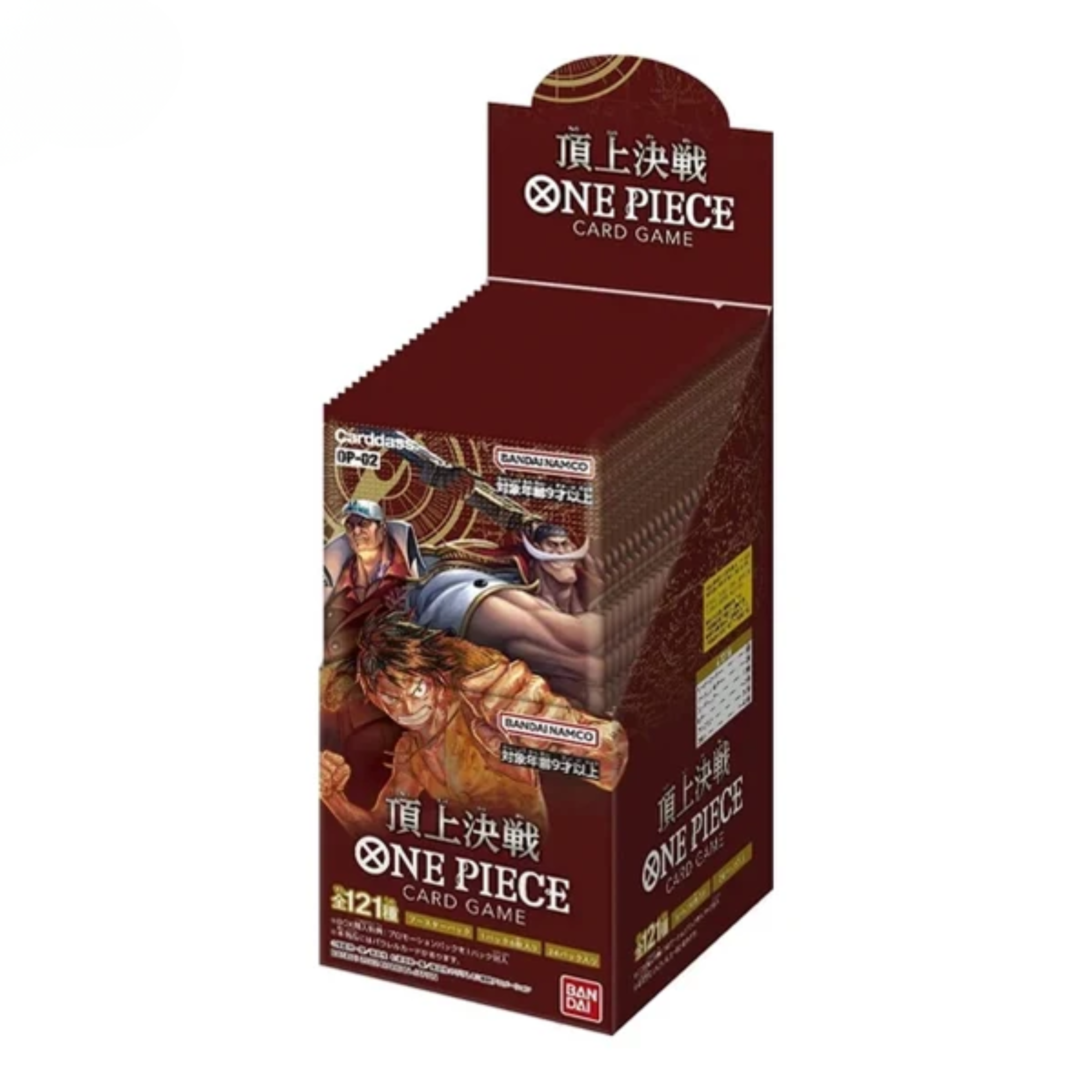 One Piece Card Game OP-02 Paramount War Booster Display JP
