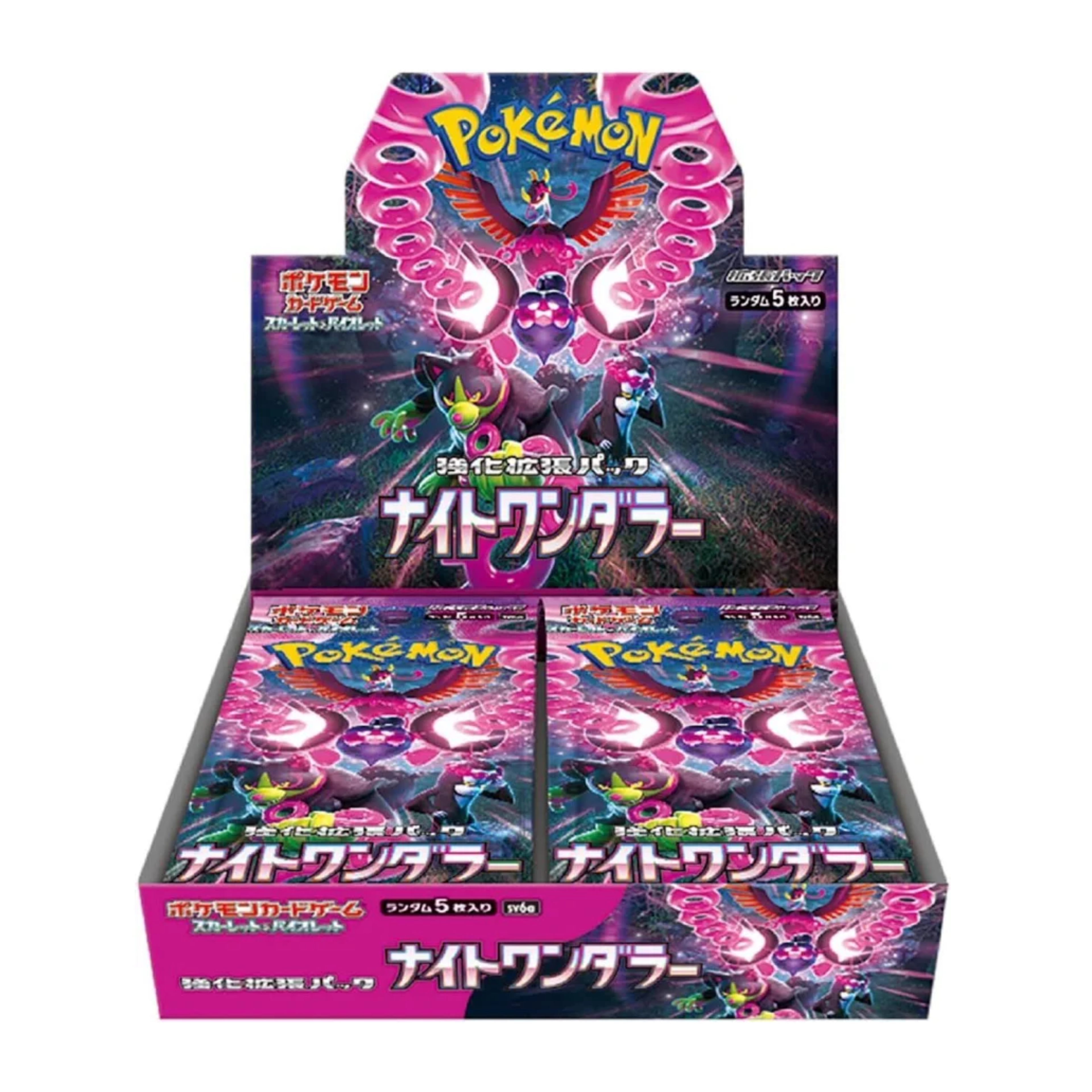 Pokémon Scarlet & Violet Night Wanderer SV6a Booster Display – Japanisch