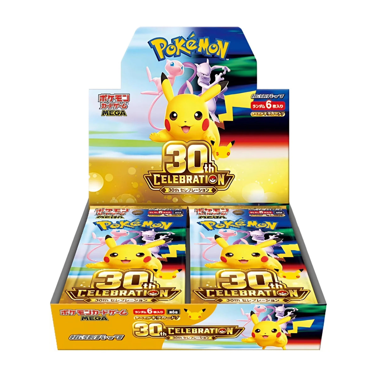 Pokémon 30th Celebration M6a Booster Display – Japanisch