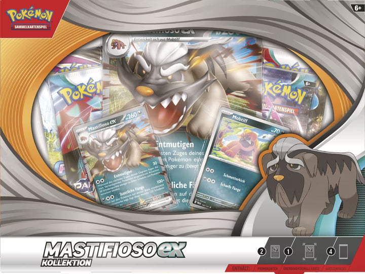 Pokémon TCG Mastifioso-ex Kollektion – Deutsch