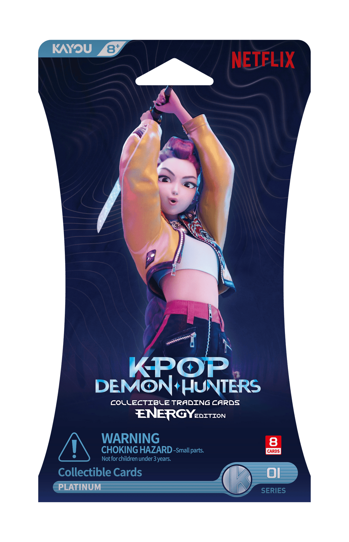 Kayou KPop Demon Hunters Energy Edition Series 1-A Platinum Booster – Rumi auf neutralem Hintergrund