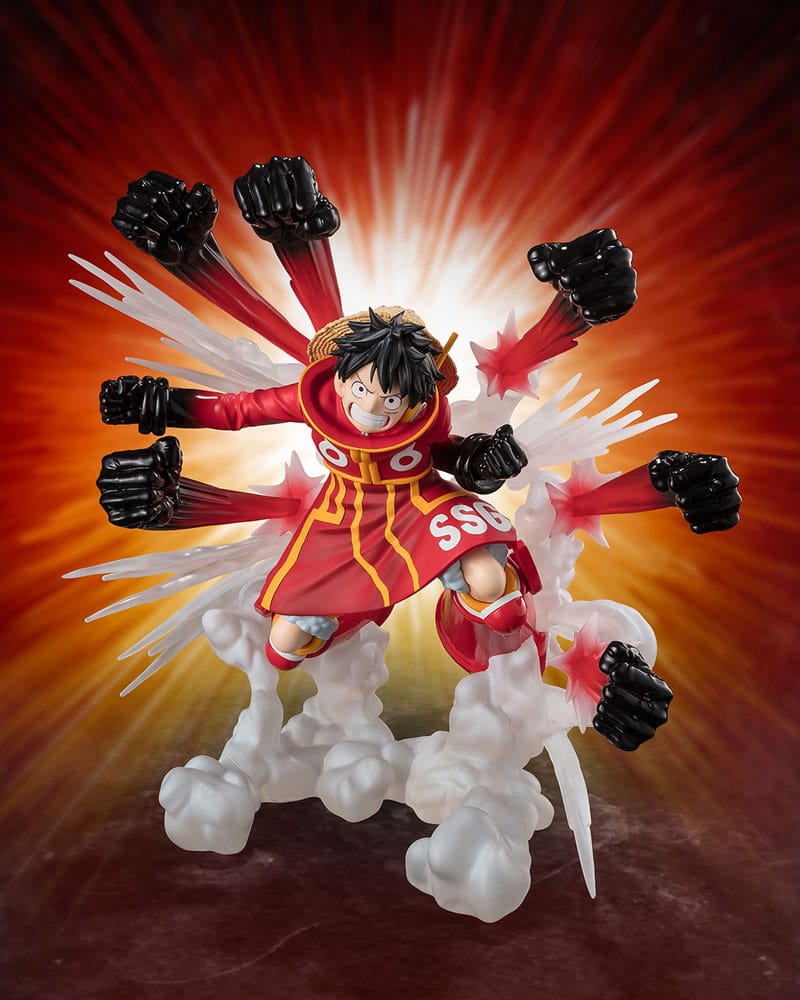 One Piece Figuarts ZERO Extra Battle Luffy Gum Gum Hawk Gatling – 19 cm