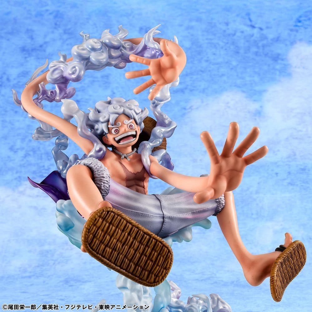 One Piece Portrait.Of.Pirates Evolutionary History Monkey D. Luffy Gear Fifth 26 cm