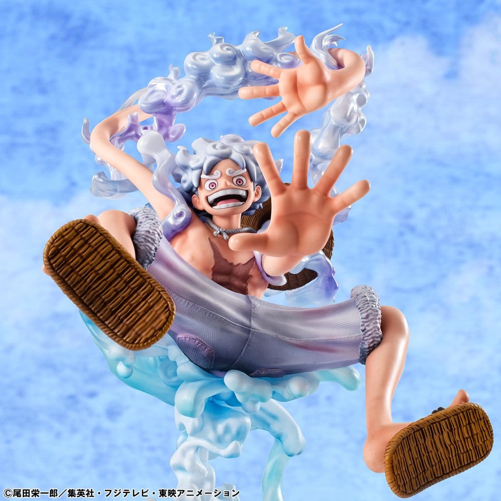 One Piece Portrait.Of.Pirates Evolutionary History Monkey D. Luffy Gear Fifth 26 cm