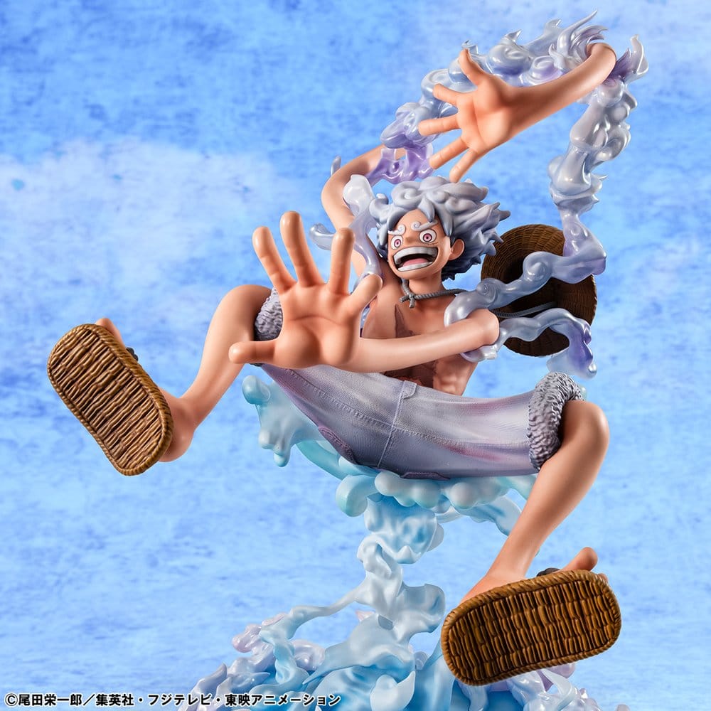 One Piece Portrait.Of.Pirates Evolutionary History Monkey D. Luffy Gear Fifth 26 cm