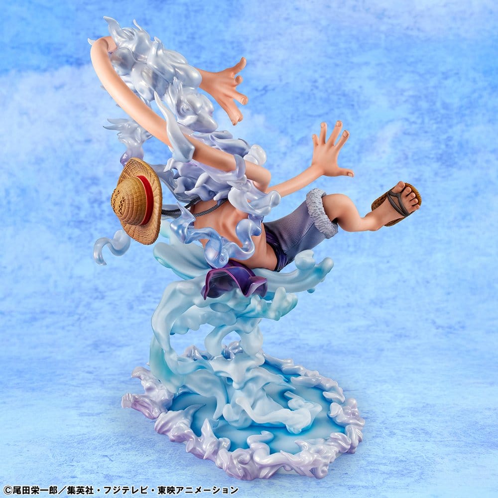 One Piece Portrait.Of.Pirates Evolutionary History Monkey D. Luffy Gear Fifth 26 cm