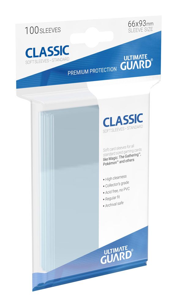 Ultimate Guard Classic Soft Sleeves Standard Transparent (100 Stück)